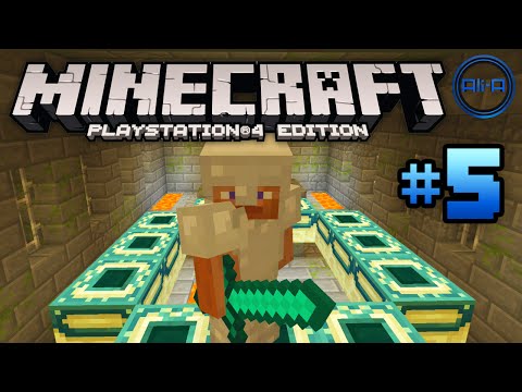 Minecraft PS4 gameplay Part 5 - "ENDER PORTAL!" - (Playstation 4 Minecraft / Xbox One Minecraft)