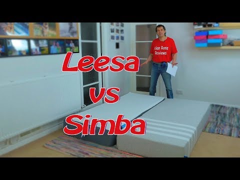 Leesa vs Simba mattress comparison 2019 - Simbatex vs Avena foam