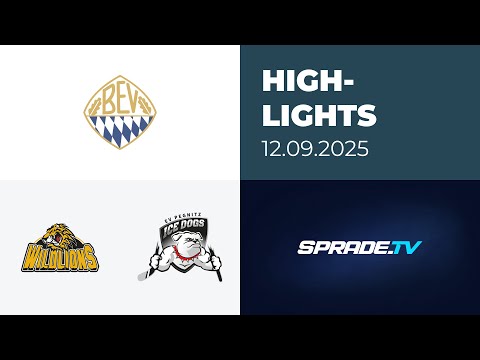 September 12, 2025 - Highlights - ERSC Amberg vs. Pegnitz Ice Dogs