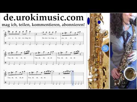 Saxophonunterricht (Alt) Calvin Harris ft. Rihanna - This Is What You Came For Noten Lernen Teil#2