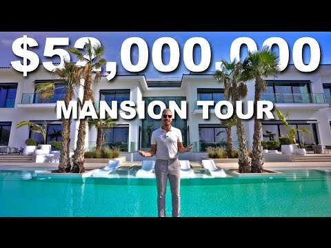 Touring a $52,000,000 Luxury MEGA MANSION in the DUBAI Hills