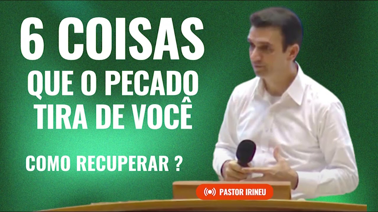 6 Coisas que o pecado tira de você, e como recuperar.