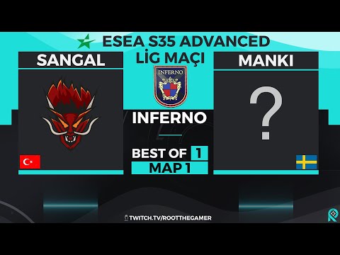 SANGAL vs. MANKI | Bo1 | ESEA S35 Advanced | Inferno