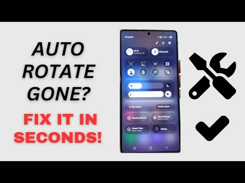 How to Find the Missing Auto Rotate Button on One UI 7 Samsung Phones