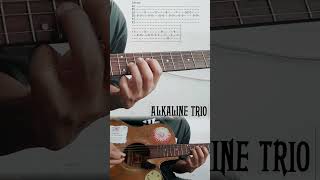 radio intro tabs by alkaline trio #cover #guitar #fyp #trending #music #shorts #viral #tutorial #1k