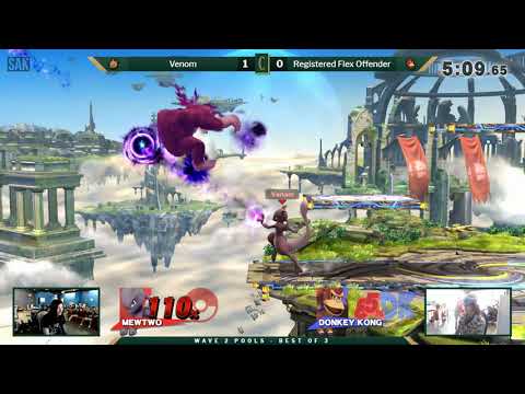 Chronicles: Origins 2 Pools - Venom (Mewtwo) vs DishonestMom (Donkey Kong)