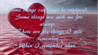 when i remember when complete