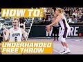 How To Master the Underhanded Free Throw - Canyon Barry brings it back! | FIBA 3x3 Tutorial