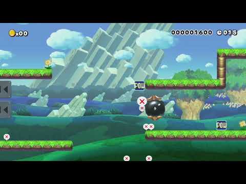 20sec muncher and pow run by cade - Super Mario Maker - No Commentary 1bq
