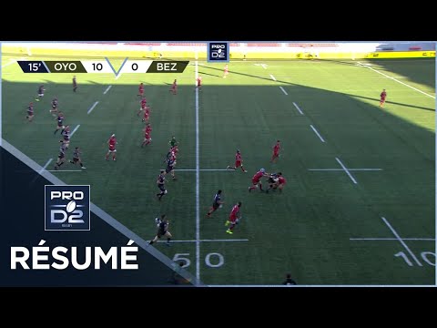PRO D2 - Résumé Oyonnax Rugby-AS Béziers Hérault: 38-20 - J26 - Saison 2020/2021