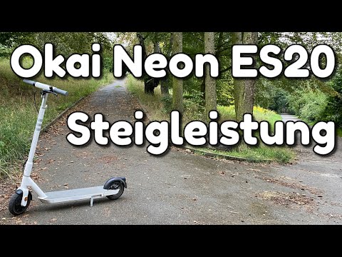 Okai Neon ES20 Steigungstest - 36V 300w 352,8wh | so stark wie Ninebot?