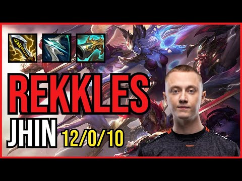REKKLES - JHIN vs. POPPY Jungle | EUW MASTER | PATCH 11.1 | QUADRAKILL