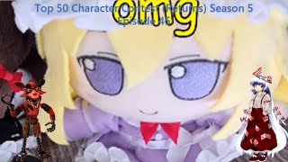 Top 50 Character Contest (Returns) Season 5 #45 (Closed)