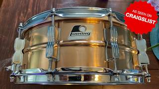 Video thumbnail for Ludwig LM305 "Bronze Rocker" Snare Drum by feinkevi