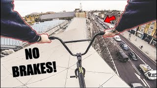 *POLICE ESCAPE* BMX ROOFTOP DROP IN!