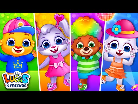 Hands In The Air Song RV AppStudios | Dance Song for Babies & Toddlers | Lucas & Friends Rhymes