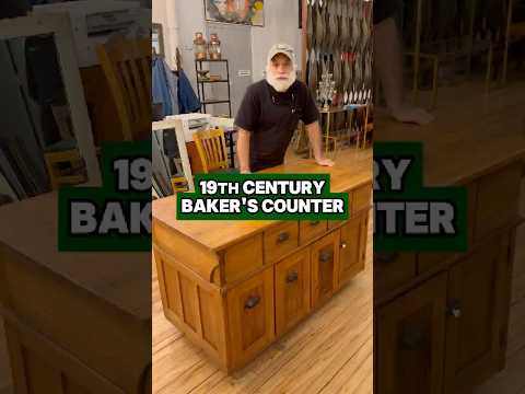 19th Century Baker's Counter