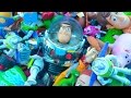 Giant Toy Story Toys Collection With Buzz Lightyear Sheriff Woody And Mcdonalds Power Rangers