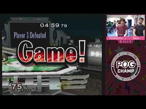 Pog Champ Cambridge Spring W7 [M] - LF - Wefferino vs. Beni