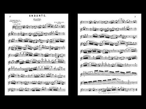 Mozart Andante for Flute in C Major (piano accompaniment)