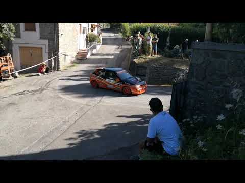 Rally del Ciocco 2020 passaggio dentro Tereglio PS 1