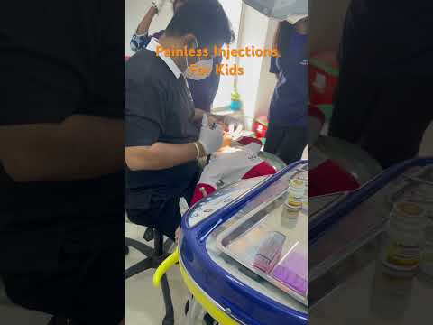 Painless dental injection for kids. Best children dentist in Pune. #kidsdentist #pedodontist