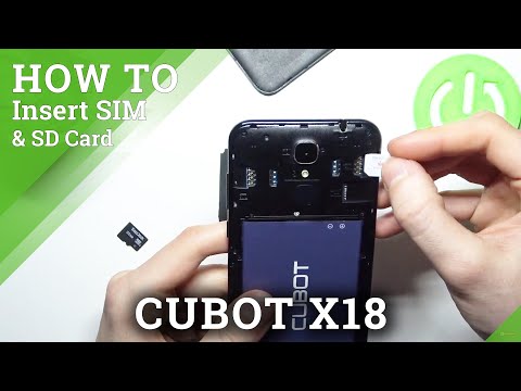 How to Insert SD Card to CUBOT X18 – Set Up Micro SIM & Micro SD