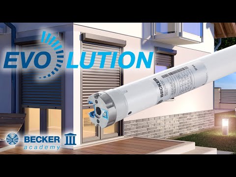Installation and setup of the Becker tubular drive EVO 20 R (BT)