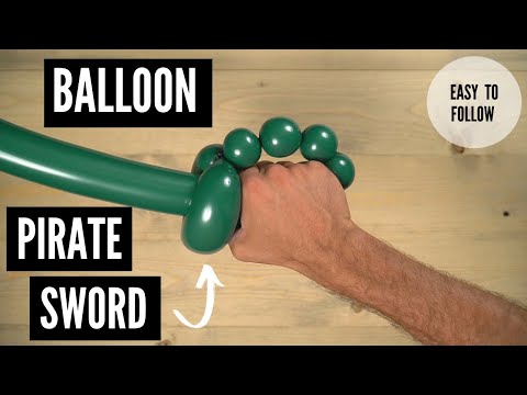 How to Make an Easy Balloon Pirate Sword