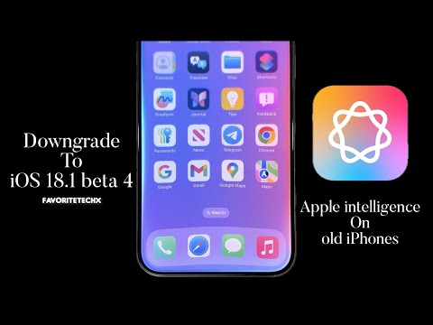 Downgrade iOS 18.1 beta 4 and Enable Apple Intelligence on Old iPhone While you CAN ‼️