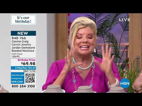 HSN | Connie Craig Carroll Jewelry Collection Celebration 07.20.2023 - 04 PM