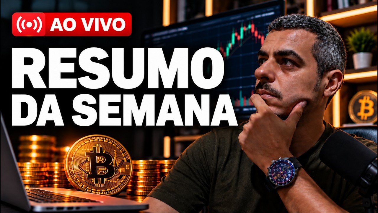🔥 Bitcoin AO VIVO - Resumo Da Semana - Bitcoin US$ 500 mil Quando? - Analisando os Mercados