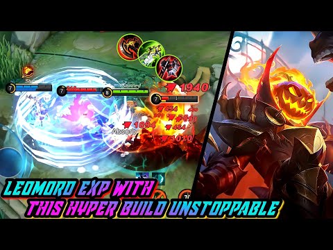 LEOMORD HYBRID BUILD + FLICKER FOR EXP LANE OVERPOWERED #mlmeta#mlbbleomord#leomordbestbuild