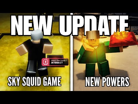 Everything ADDED in the NEW SKY SQUID UPDATE in INK GAME (Roblox)