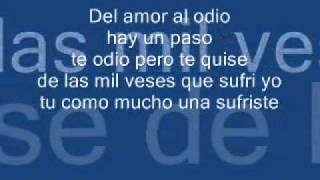 Porta - Odio y Rabia con letra