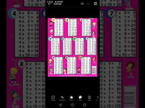 Tabla înmulțiri primu video