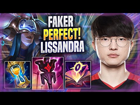 FAKER PERFECT GAME WITH LISSANDRA! - T1 Faker Plays Lissandra MID vs Ahri! | Season 2022