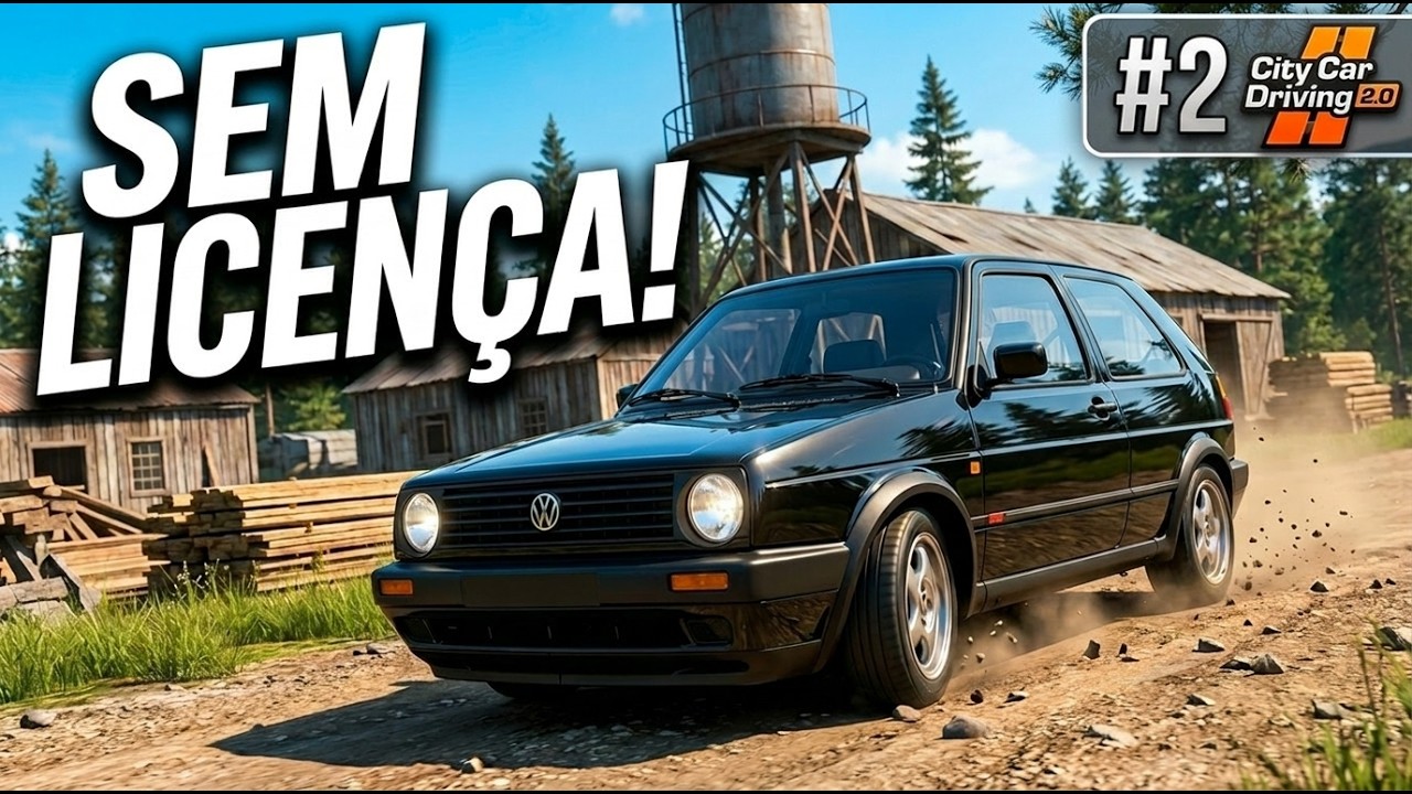 Trabalhando na CLANDESTINIDADE! - City Car Driving 2.0 #2