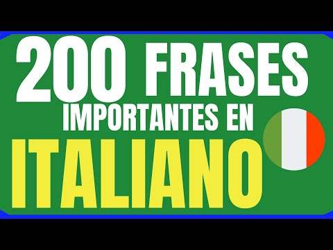 200 IMPORTANT PHRASES IN ITALIAN