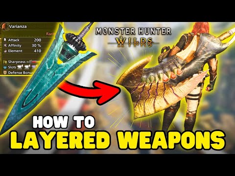How to use LAYERED WEAPONS in Monster Hunter Wilds!
