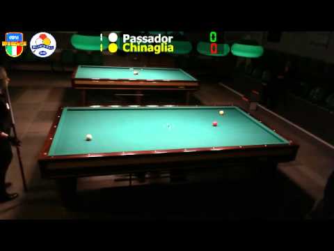 Chinaglia vs Passador - 3ª Prova BTF 2014/2015 CSB Billiards Club Desio - 28/29 Marzo 2015