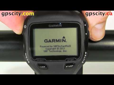Initial Setup on the Garmin Forerunner 910XT