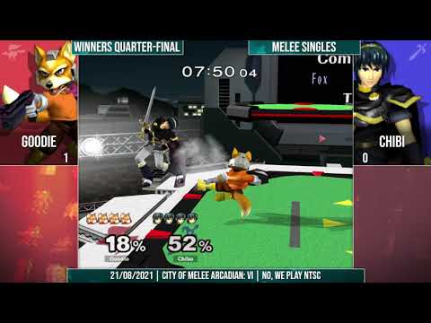 Goodie vs Chibe - Winners Quarter-Final - City Of Melee Arcadian: VII