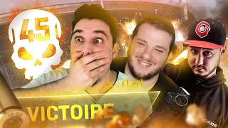 45 kills en trio avec @gotaga et @lowan sur warzone ★ top1 victory