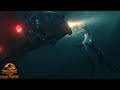 Becklespinax Underwater Attack Jurassic World Chaos Theory Season 1 Clip