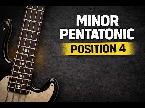 Minor Pentatonic Scale – Position 4 | Bass Lesson