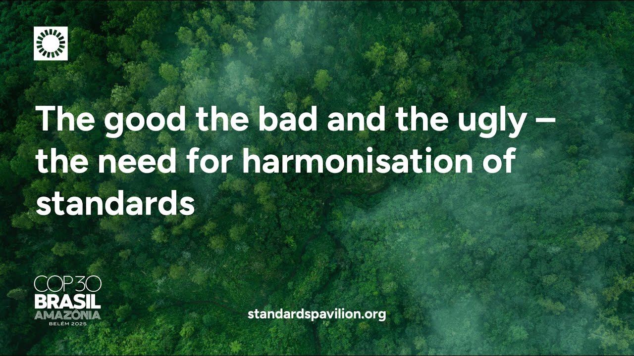 COP30 - The good the bad and the ugly – the need for harmonisation of standards