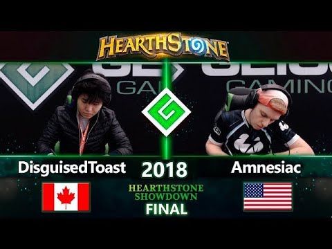 Hearthstone Showdown FINAL: DisguisedToast vs Amnesiac 04/08/2018