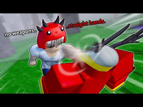 No Weapons STRAIGHT HANDS in 99 nights in the Forest