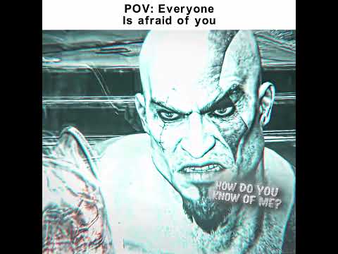 Everyone’s scared of Kratos 💀┃[4K] #shorts